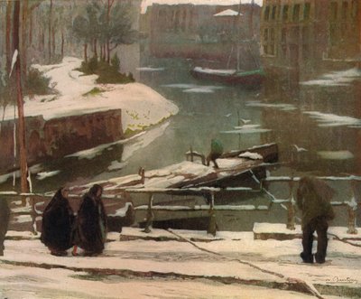 Le Degel A Gand, ca. 1902, 1906-7 von Albert Baertsoen