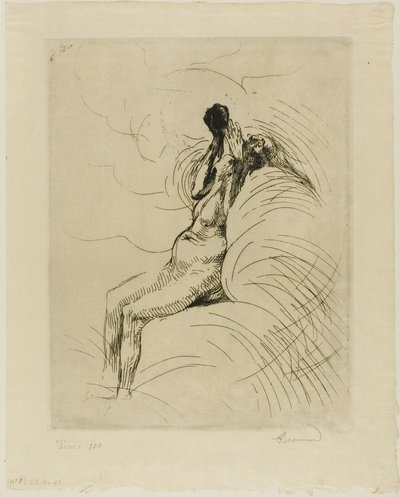 Apotheose, Platte zwölf aus Frau von Albert Besnard