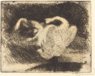 Leda schläft ein von Albert Besnard