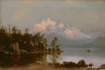 Bergkanufahren von Albert Bierstadt