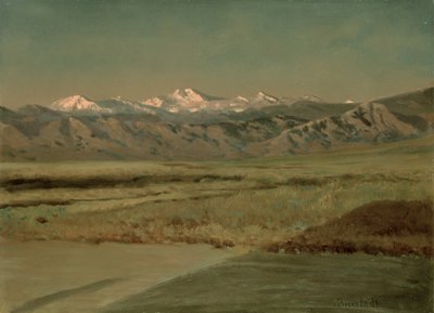Die Grand Tetons, Wyoming von Albert Bierstadt