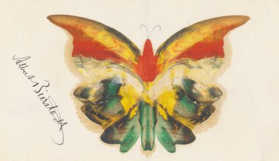 Gelber Schmetterling von Albert Bierstadt