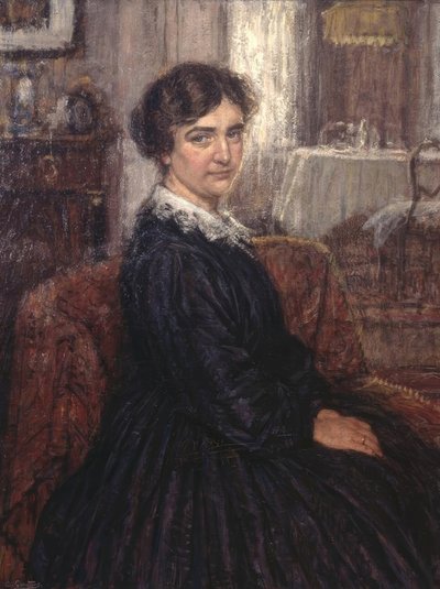 Porträt einer Dame von Albert Geudens