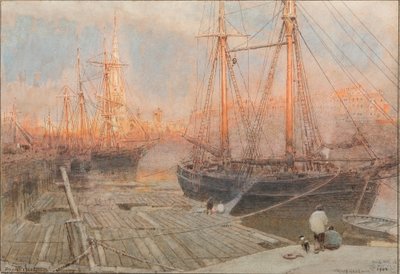 St. Mary Redcliffe, Bristol von Albert Goodwin