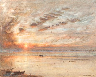 Die Stadt im Meer von Albert Goodwin
