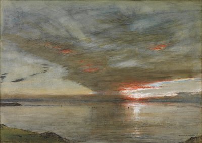 Woolacombe Bay, Nord-Devon von Albert Goodwin