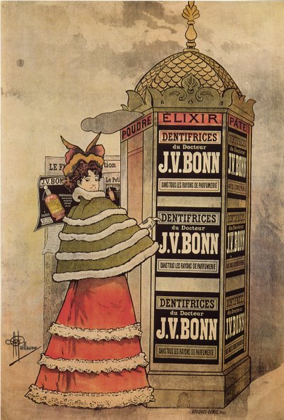 Elixir-Dentifrices des Doktors J. V. Bonn, 1893 von Albert Guillaume