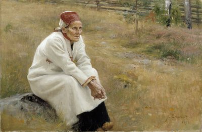 Larin Paraske, 1893 von Albert Gustaf Aristides Edelfelt
