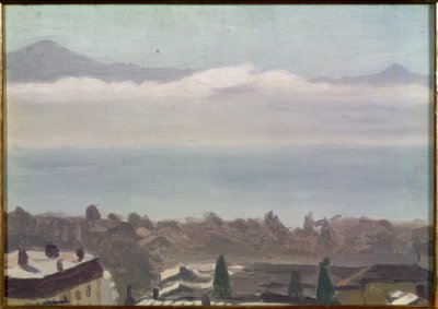 Lausanne und der See von Albert Marquet