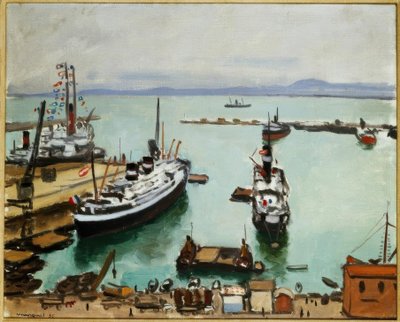 Der Hafen von Algier von Albert Marquet