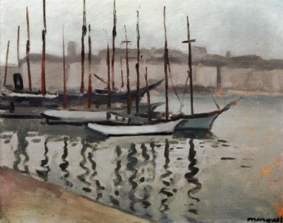 Marseille im Winter von Albert Marquet