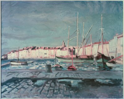 Hafen von St-Tropez von Albert Marquet