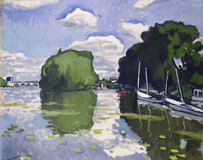 Die Seine bei Poissy von Albert Marquet