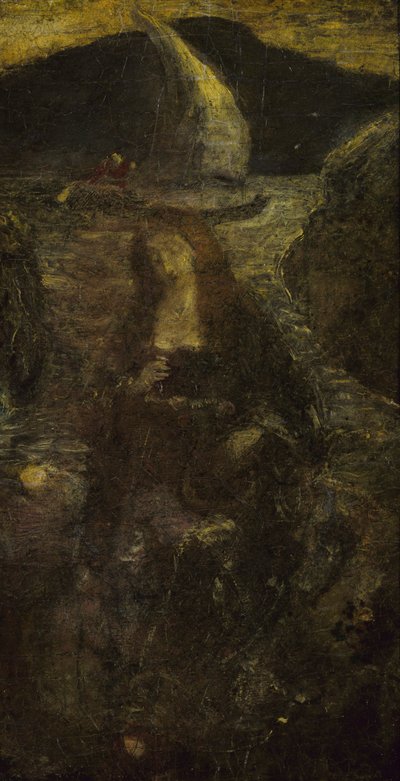 Vorübergehendes Lied, vor 1902 von Albert Pinkham Ryder