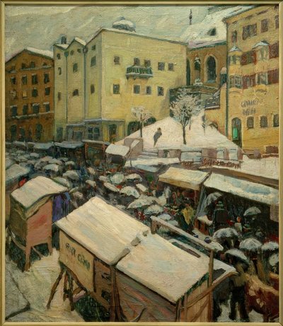 Jahrmarkt in Kufstein von Albert Weisgerber