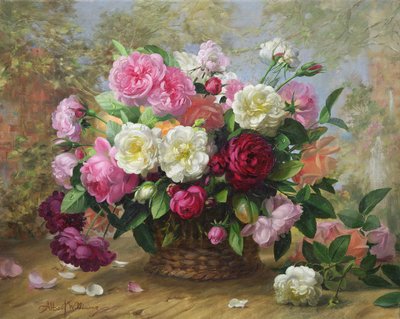 Himmlische Schönheit in einer Sommerrose von Albert Williams