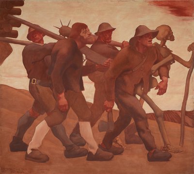 Der Totentanz von Anno Neun von Albin Egger Lienz