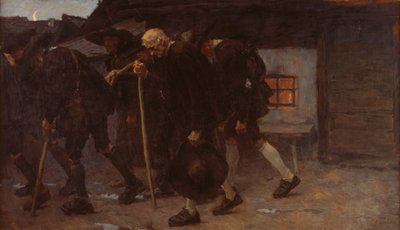 Nach dem Friedensschluss von Albin Egger Lienz