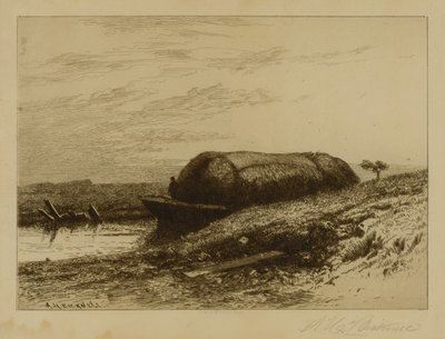 Lastkahn von Albion Harris Bicknell