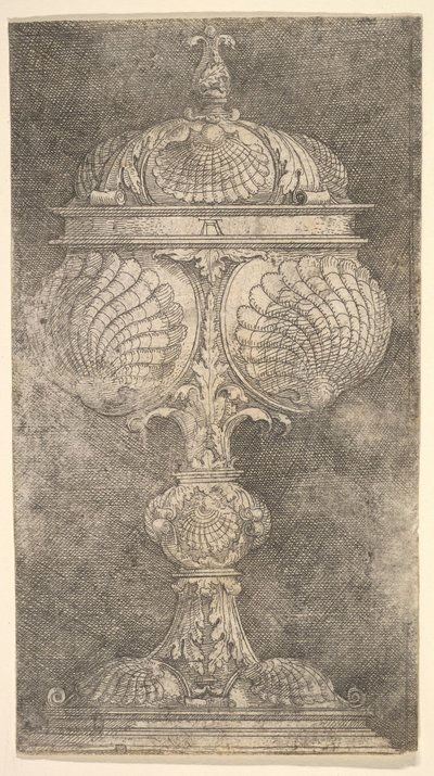 Gedeckter Pokal mit Muscheln von Albrecht Altdorfer