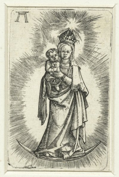 Madonna auf der Mondsichel von Albrecht Altdorfer