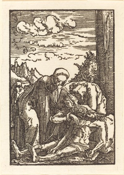 Die Klage unter dem Kreuz von Albrecht Altdorfer