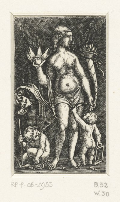 Venus mit zwei Putti von Albrecht Altdorfer