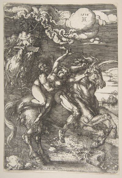 Die Entführung der Proserpina von Albrecht Dürer