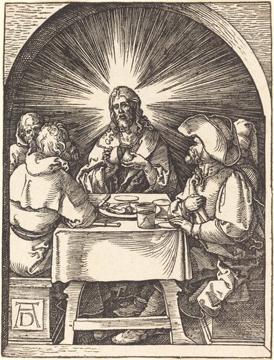 Christus in Emmaus von Albrecht Dürer