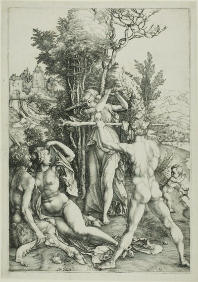 Herkules an der Weggabelung (Eifersucht) von Albrecht Dürer