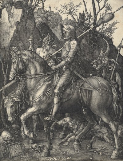 Ritter, Tod und Teufel, 1513 von Albrecht Dürer