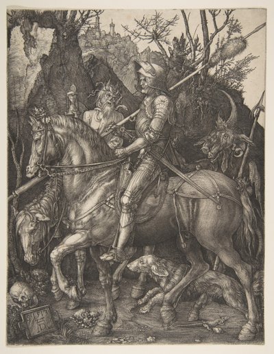 Ritter, Tod und Teufel, 1513 von Albrecht Dürer