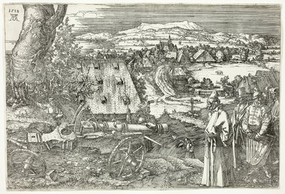 Landschaft mit Kanone (Die große Kanone) von Albrecht Dürer