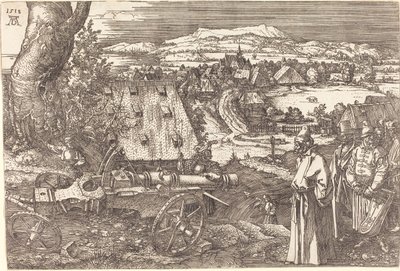 Landschaft mit einer Kanone, 1518 von Albrecht Dürer