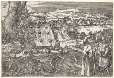 Landschaft mit der Kanone, 1518 von Albrecht Dürer