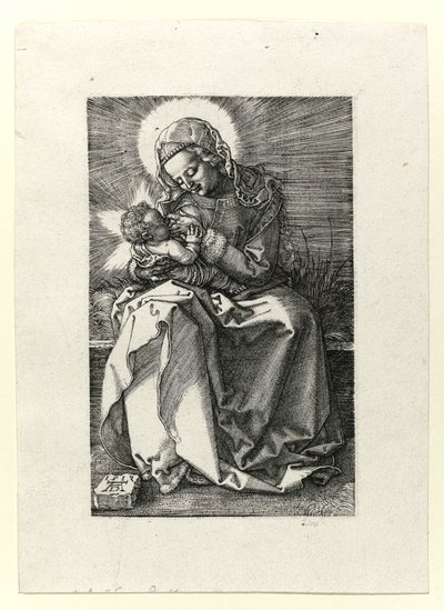 Madonna stillt das Kind, 1519 von Albrecht Dürer
