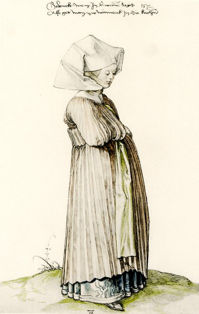 Nürnberger Kirchgänger von Albrecht Dürer