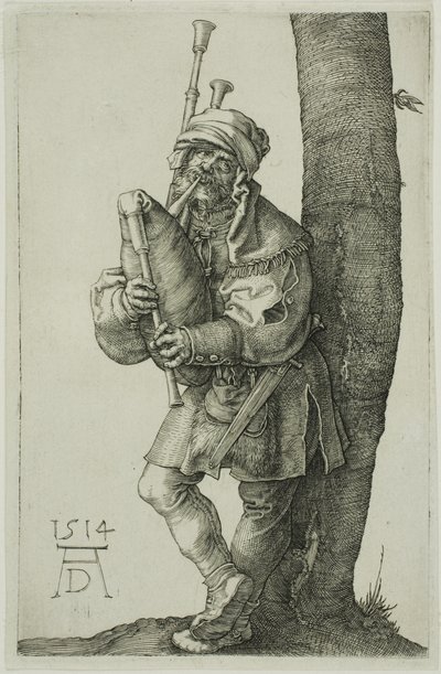 Der Dudelsackspieler von Albrecht Dürer