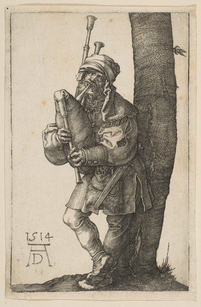 Der Dudelsackspieler von Albrecht Dürer