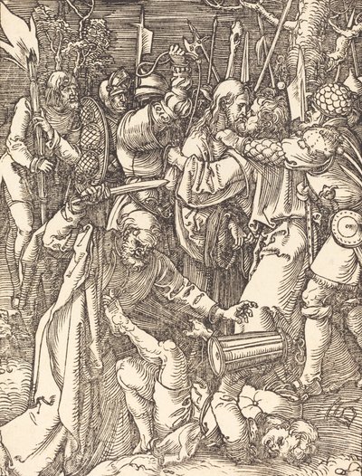 Der Verrat Christi, wahrscheinlich ca. 1509-1510 von Albrecht Dürer