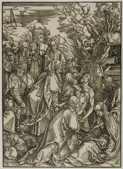 Die Kreuzabnahme, aus der Großen Passion von Albrecht Dürer