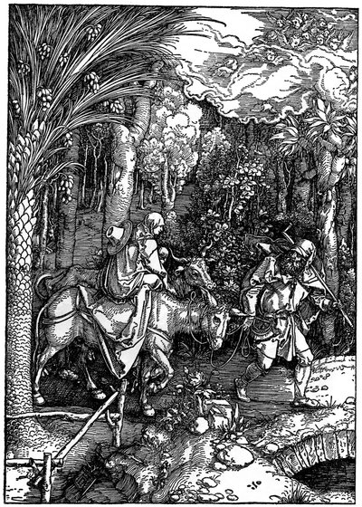 Die Flucht nach Ägypten, 1502-1505, 1936 von Albrecht Dürer