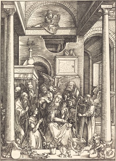 Die Verherrlichung der Jungfrau von Albrecht Dürer
