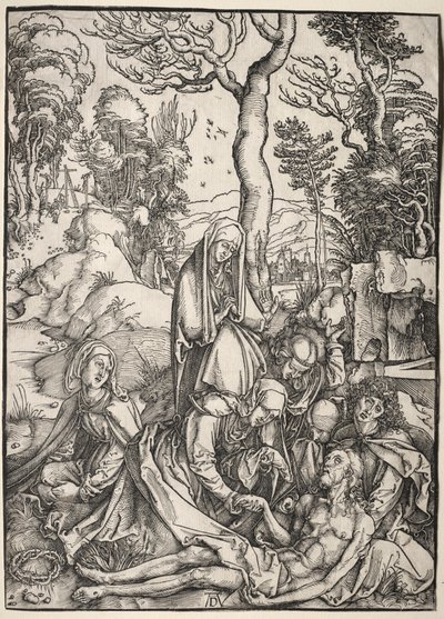 Die Große Passion: Die Klage Christi von Albrecht Dürer