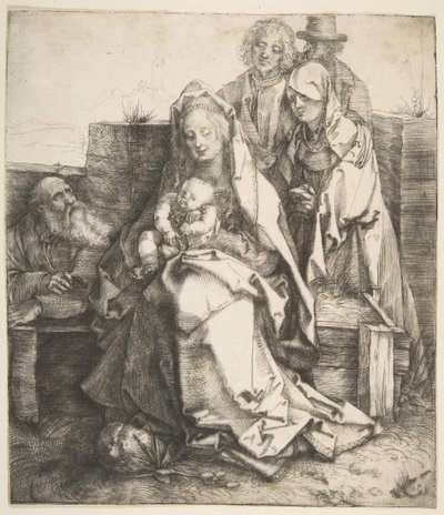 Die Heilige Familie, 1512-13 von Albrecht Dürer