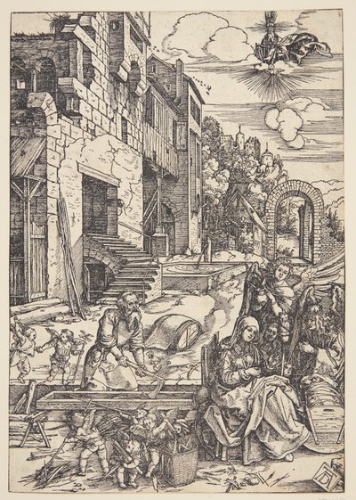 Die Heilige Familie in Ägypten von Albrecht Dürer