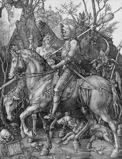 Der Ritter, der Tod und der Teufel, 1513 von Albrecht Dürer