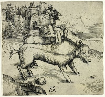 Die monströse Sau von Landser von Albrecht Dürer