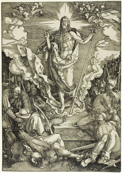 Die Auferstehung, aus Die Große Passion von Albrecht Dürer