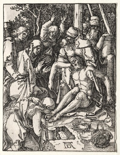Die Kleine Passion: Beweinung, ca. 1509-1510 von Albrecht Dürer
